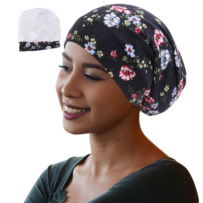 Satin Lined Hair Head Cover Cap