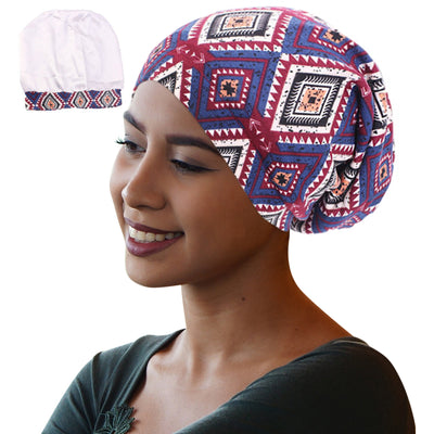 Satin Lined Hair Head Cover Cap