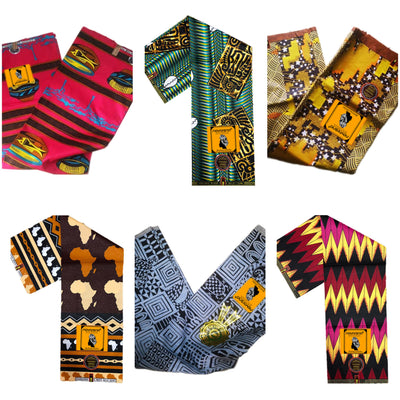 ANKARA Extra Long African Print Scarfs