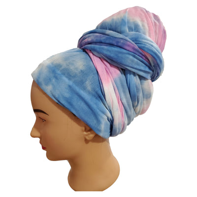 18 Colors Available - Novarena Extra Long 70" Headwraps | Kente Cloth Cotton and Stretch Jersey Solid Colors Knit Wraps Scarf Turbans Ties | Lightweight Breathable Head Wraps | Headbands