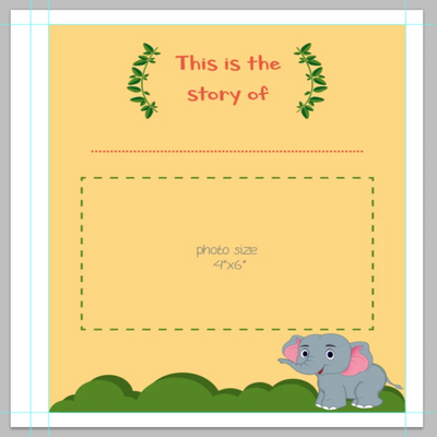 Baby Memory Book with 48 milestones stickers