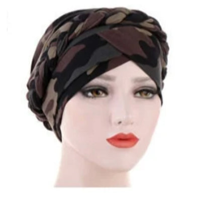 Floral Printed PRE-TIED Women Beanie Cap