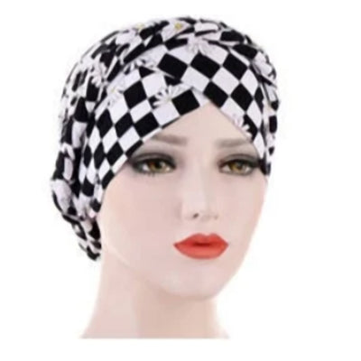 Floral Printed PRE-TIED Women Beanie Cap