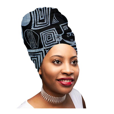 ANKARA Extra Long African Print Head Wraps