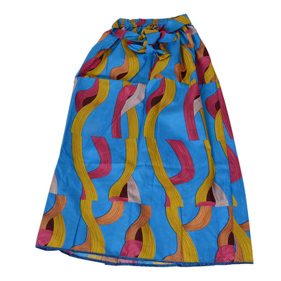 African Dutch Ankara Print Full Circle Skirt