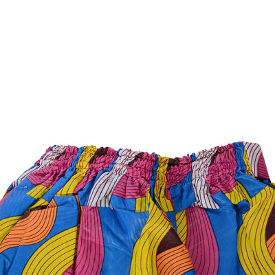 African Dutch Ankara Print Circle Skirt