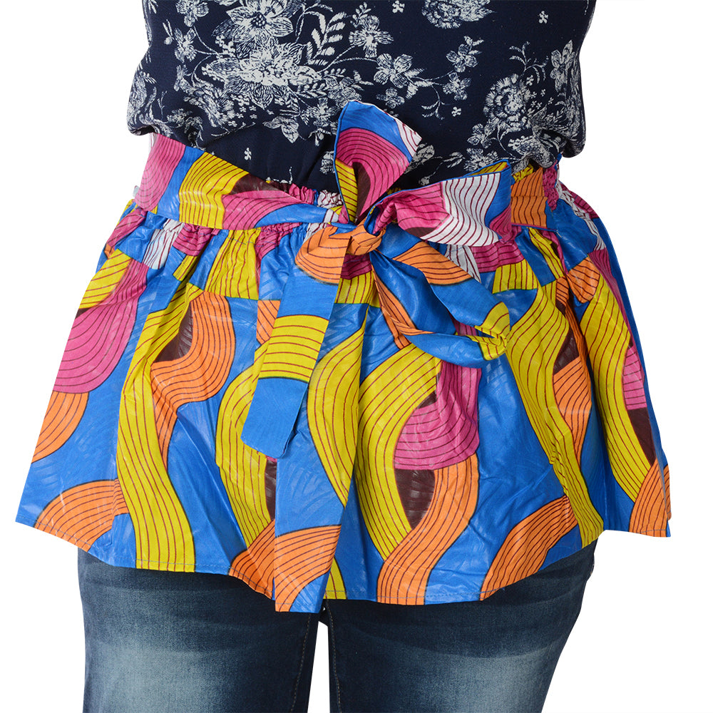 African Dutch Ankara Print Circle Skirt 