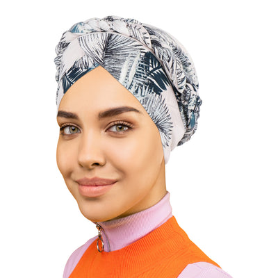 PRE-TIED Women African Turban Bannie Cap