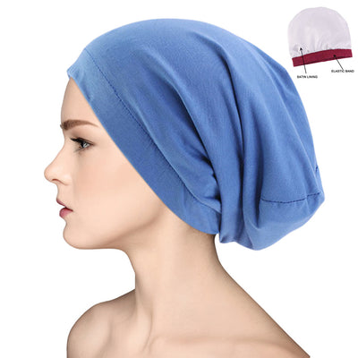 Satin Silk Lined Sleep Cap Beanie Slap Hat – Gifts for Women - Laura Baby and Company