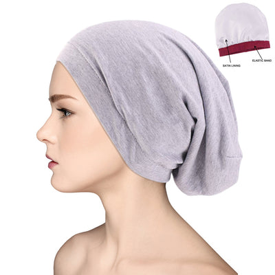 Satin Silk Lined Sleep Cap Beanie Slap Hat – Gifts for Women - Laura Baby and Company