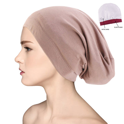 Satin Silk Lined Sleep Cap Beanie Slap Hat – Gifts for Women - Laura Baby and Company