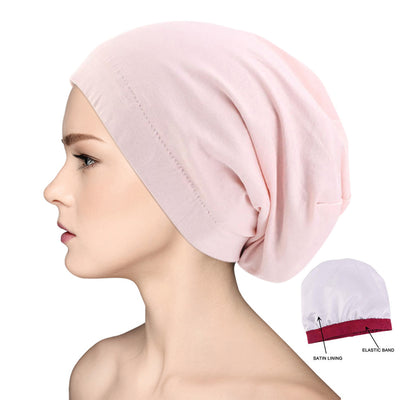 Satin Silk Lined Sleep Cap Beanie Slap Hat – Gifts for Women - Laura Baby and Company