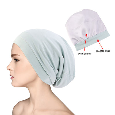 Satin Silk Lined Sleep Cap Beanie Slap Hat – Gifts for Women - Laura Baby and Company