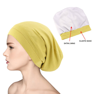 Satin Silk Lined Sleep Cap Beanie Slap Hat – Gifts for Women - Laura Baby and Company