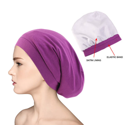 Satin Silk Lined Sleep Cap Beanie Slap Hat – Gifts for Women - Laura Baby and Company