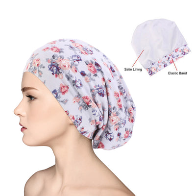 Satin Silk Lined Sleep Cap Beanie Slap Hat – Gifts for Women - Laura Baby and Company