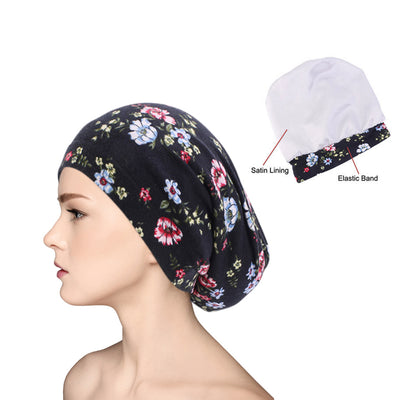 Satin Silk Lined Sleep Cap Beanie Slap Hat – Gifts for Women - Laura Baby and Company