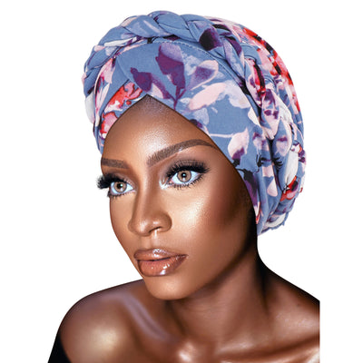 Floral Printed PRE-TIED Women Beanie Cap