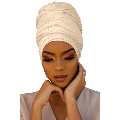 18 Colors Available - Novarena Extra Long 70" Headwraps | Kente Cloth Cotton and Stretch Jersey Solid Colors Knit Wraps Scarf Turbans Ties | Lightweight Breathable Head Wraps | Headbands